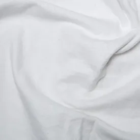 100% Brushed Cotton - White - £6.00 Per Metre - Sold By Half Metre