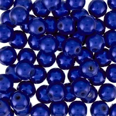 10mm Royal Blue Miracle Bead (10 Pieces)