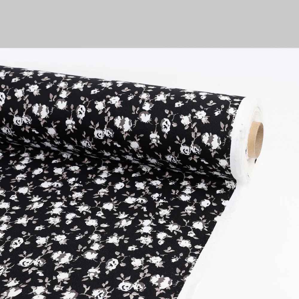 10oz White Rose Denim - Black