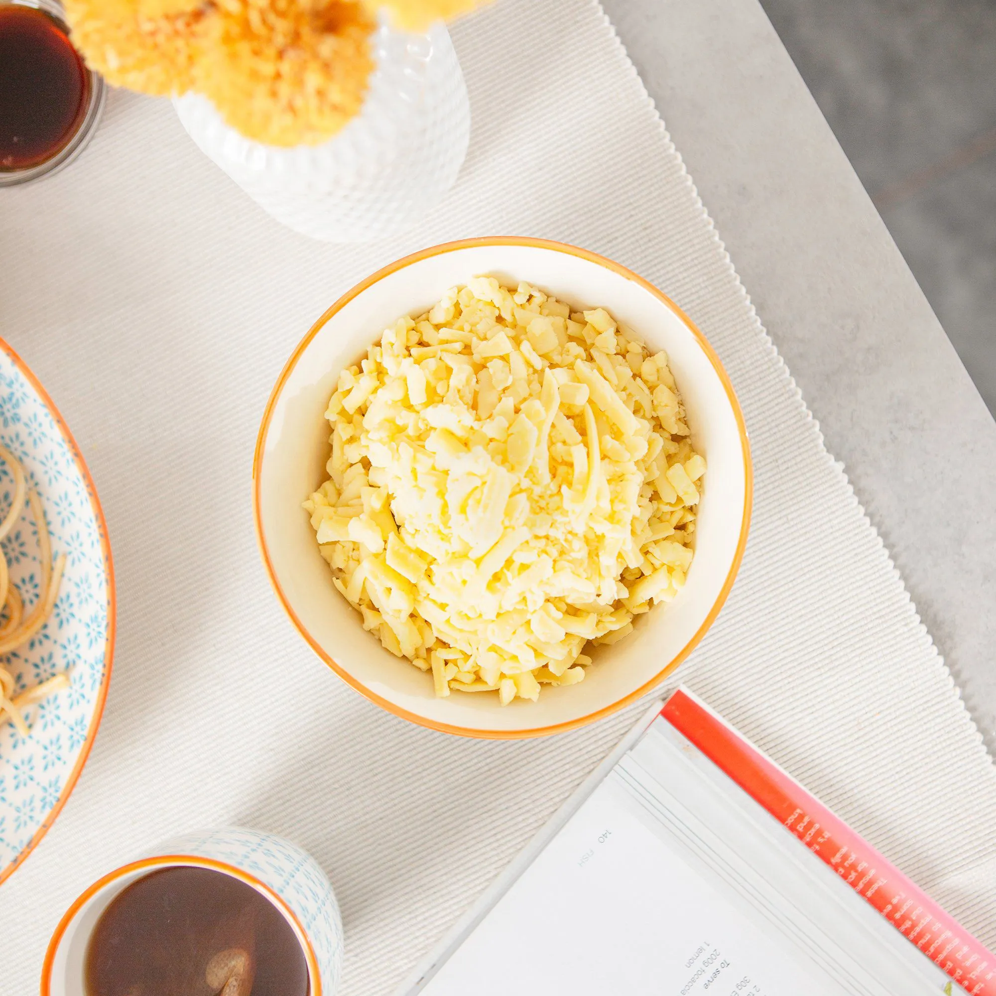 16cm Hand Printed Stoneware Cereal Bowl - By Nicola Spring