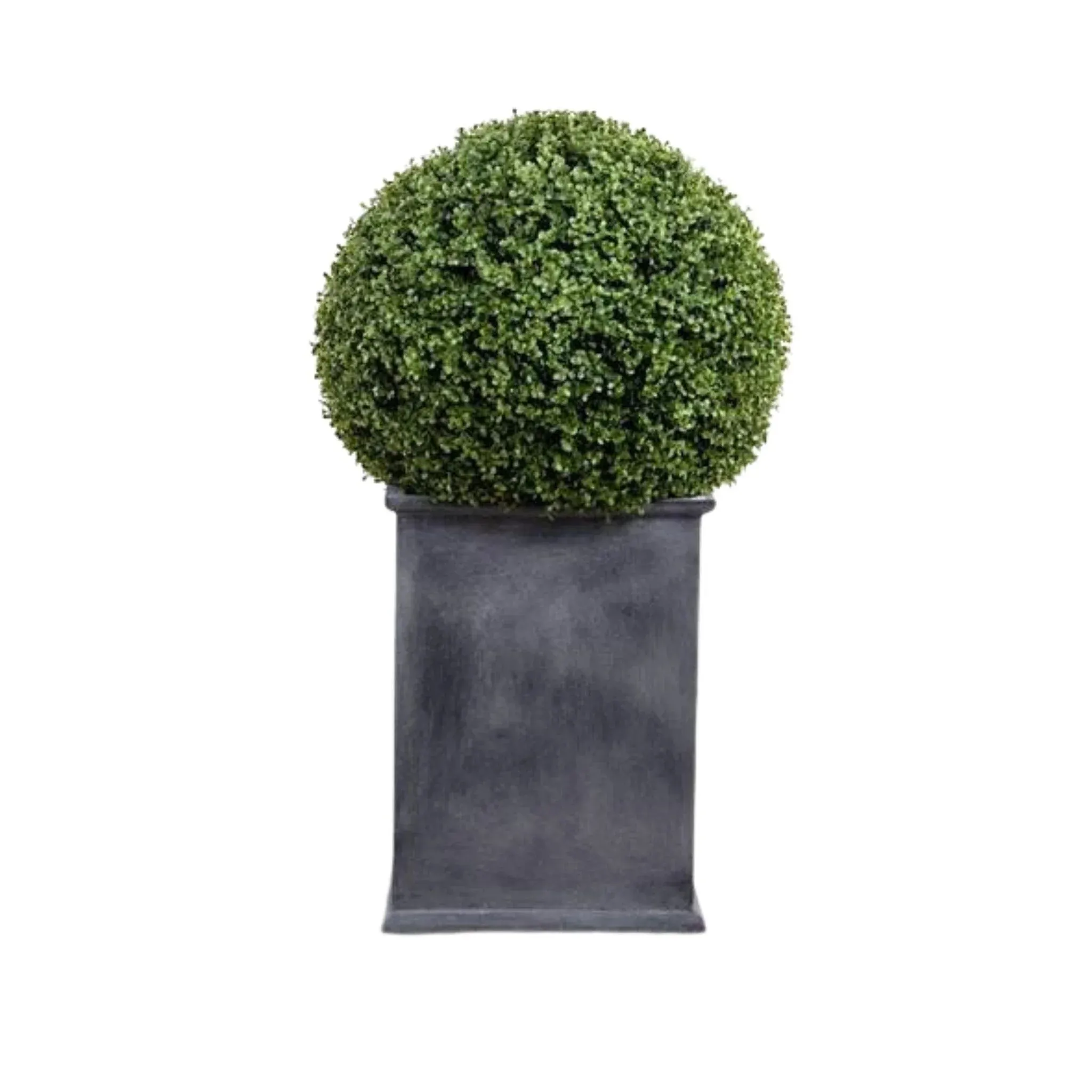 22" Lush Faux Boxwood Ball Topiary