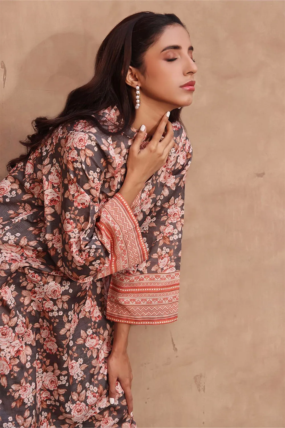 2PC Unstitched Khaddar Shirt & Trouser RKT-2321
