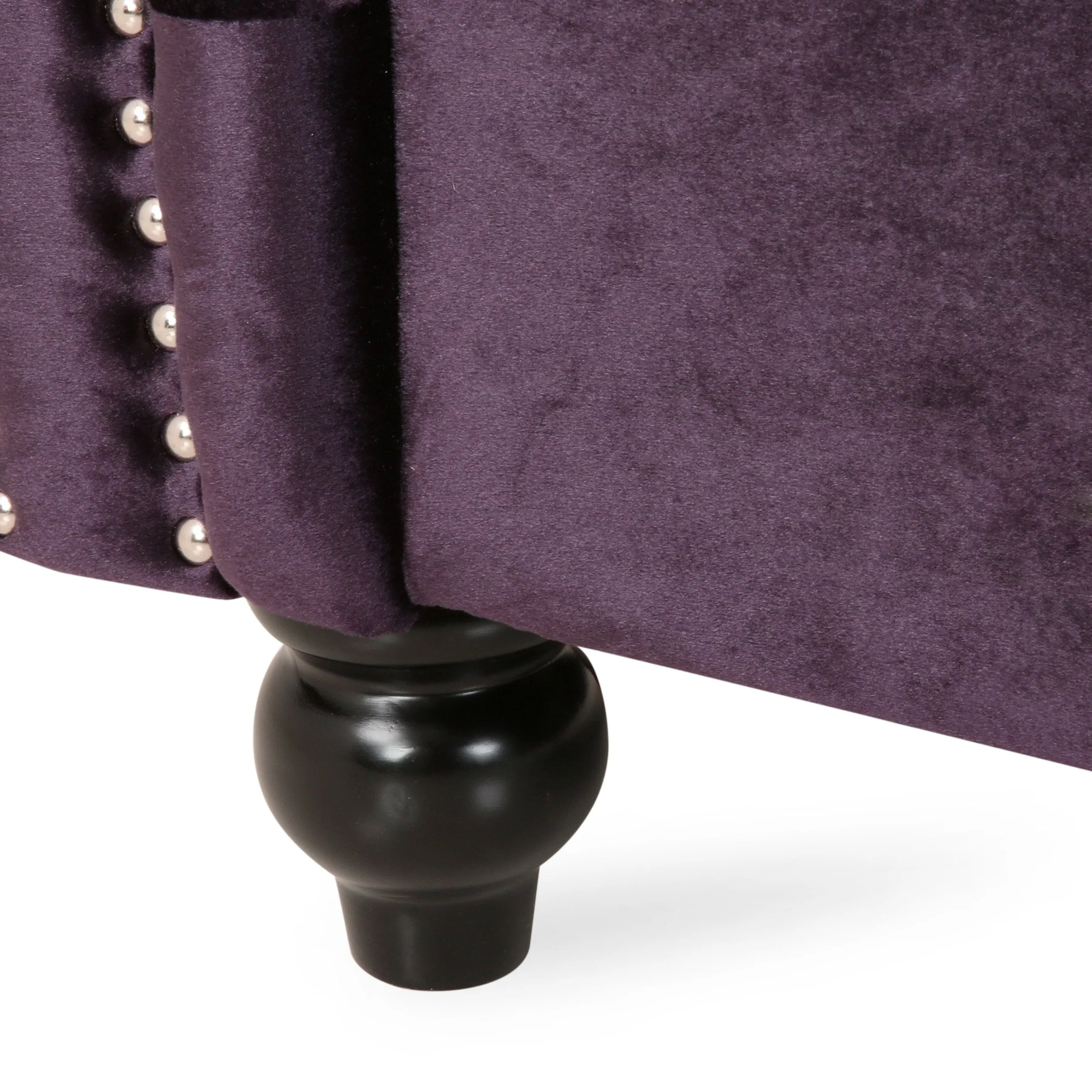 6 Seater Tufted Velvet Chesterfield Sectional - NH504013