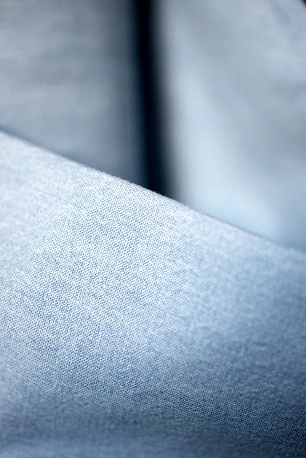 8oz Washed Denim / Light Blue