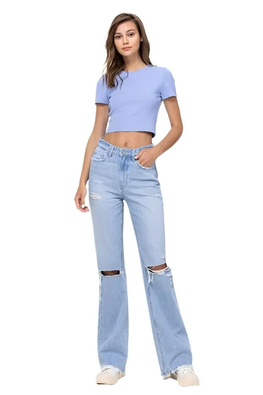 90's Vintage Flare Jeans by Flying Monkey