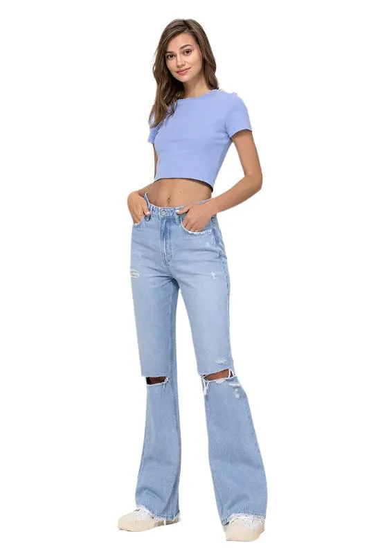 90's Vintage Flare Jeans by Flying Monkey