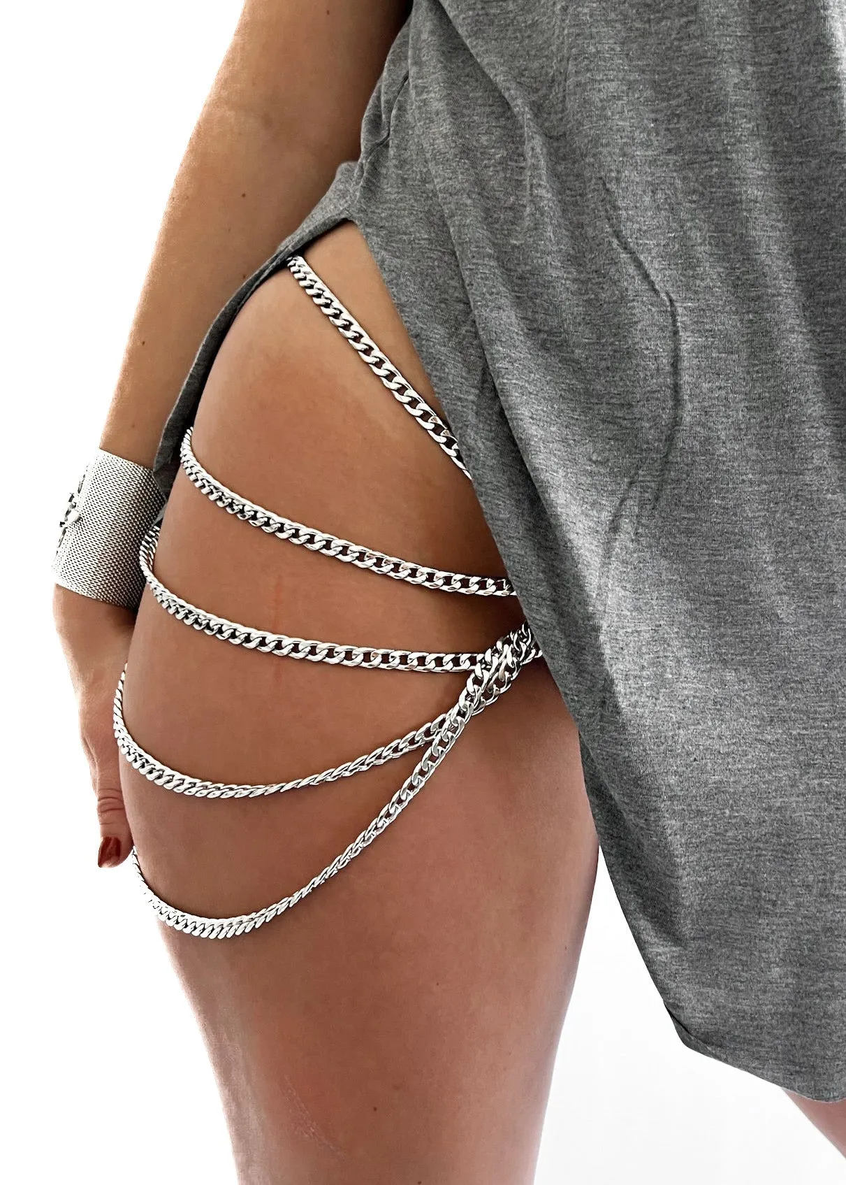 A WOMAN'S PLACE IS ON TOP SIDE SLIT TEE