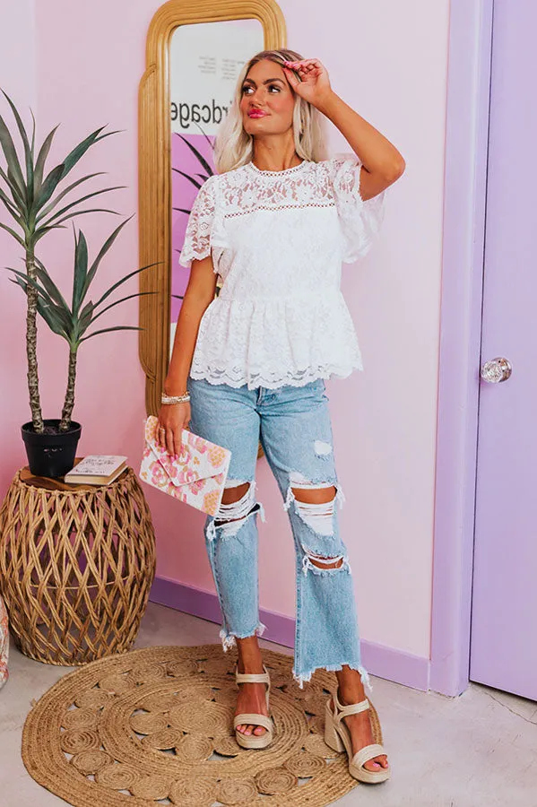 Absolutely Elegant Lace Top
