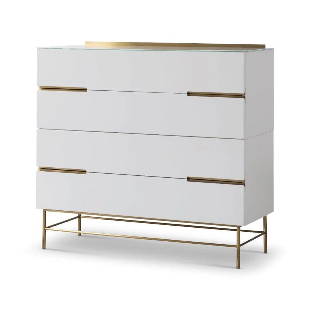 Alberto 4 Drawer Wide Chest - Gillmore Space