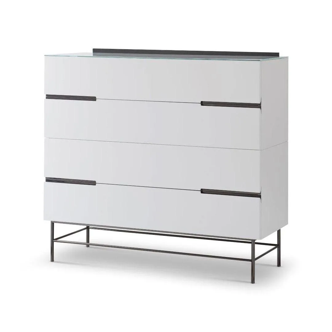Alberto 4 Drawer Wide Chest - Gillmore Space