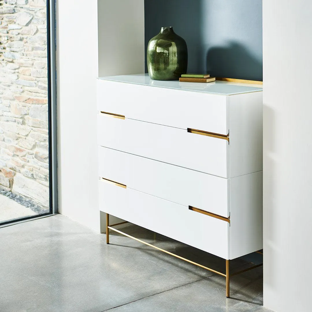 Alberto 4 Drawer Wide Chest - Gillmore Space