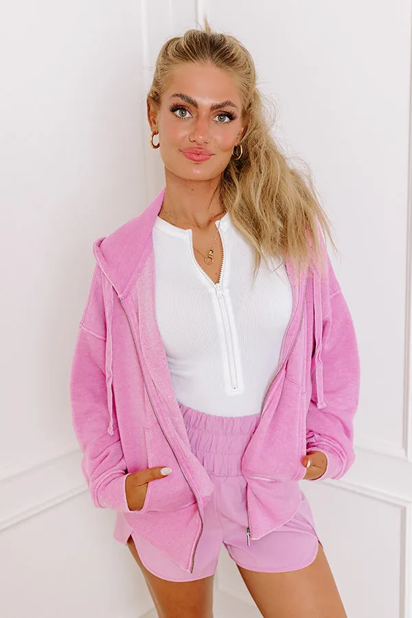 Along The Path Sweater In Pink