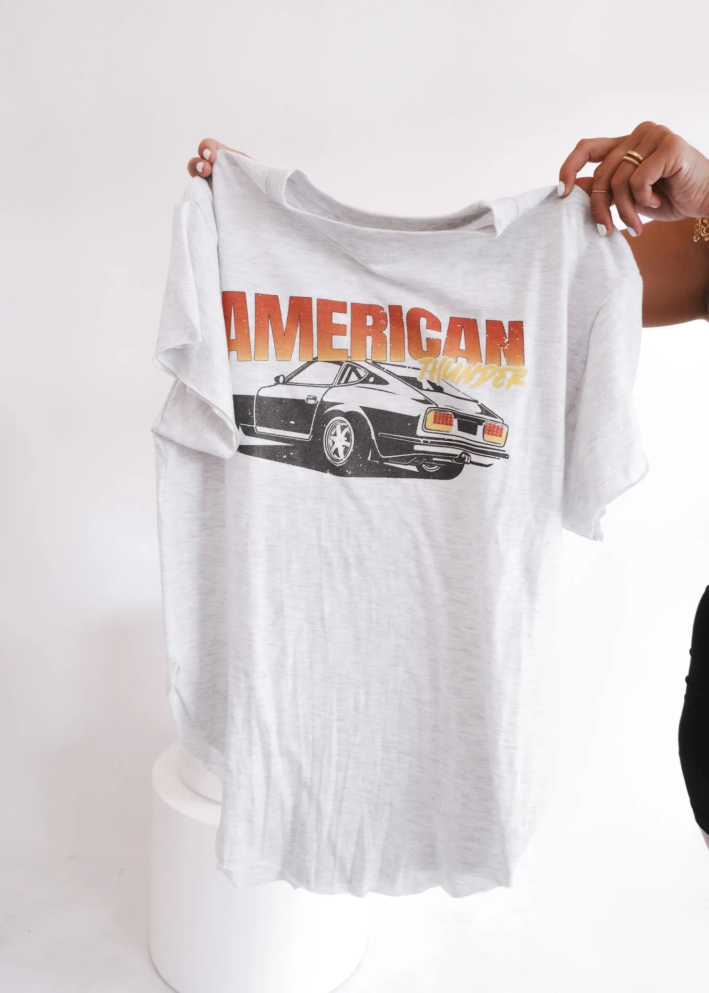 AMERICAN THUNDER SIDE SLIT TEE