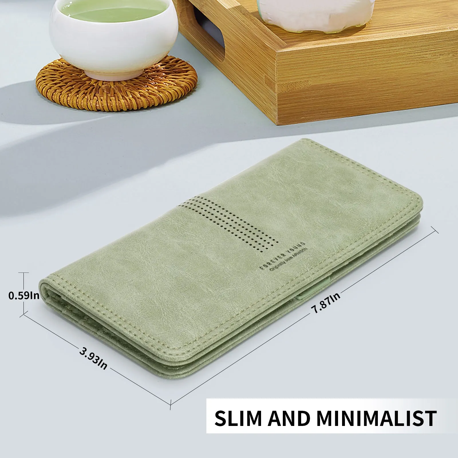 APHISON Ultra Slim RFID Long Wallet - 126