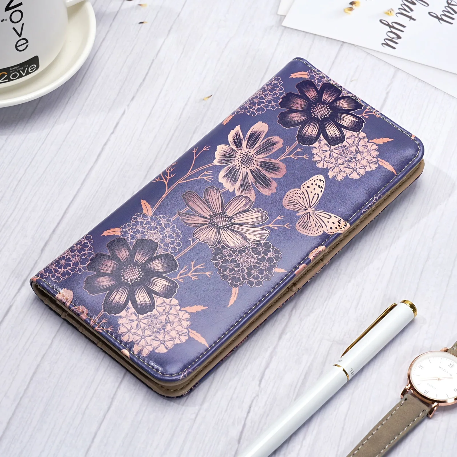 APHISON Ultra Slim RFID Long Wallet - 126