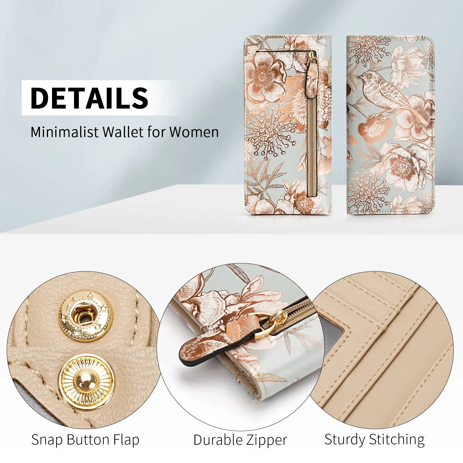 APHISON Ultra Slim RFID Long Wallet - 126