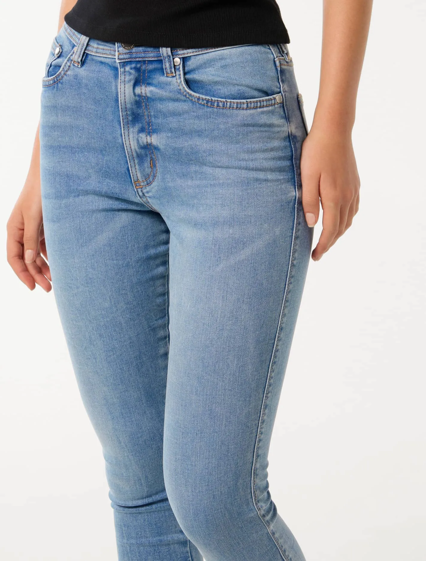 Ashley Mid-Rise Skinny Jeans