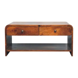 Aspen - Slim Coffee Table - Dark Brown by Couch.com