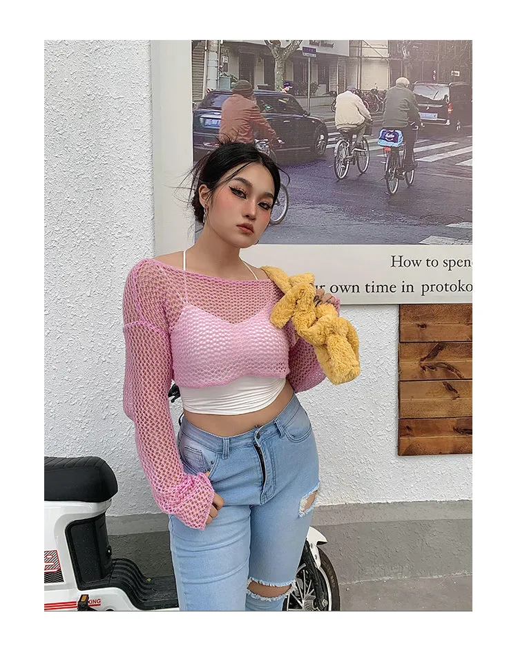 Audrey Gradient Blue Long Flare Denim Jeans Pants