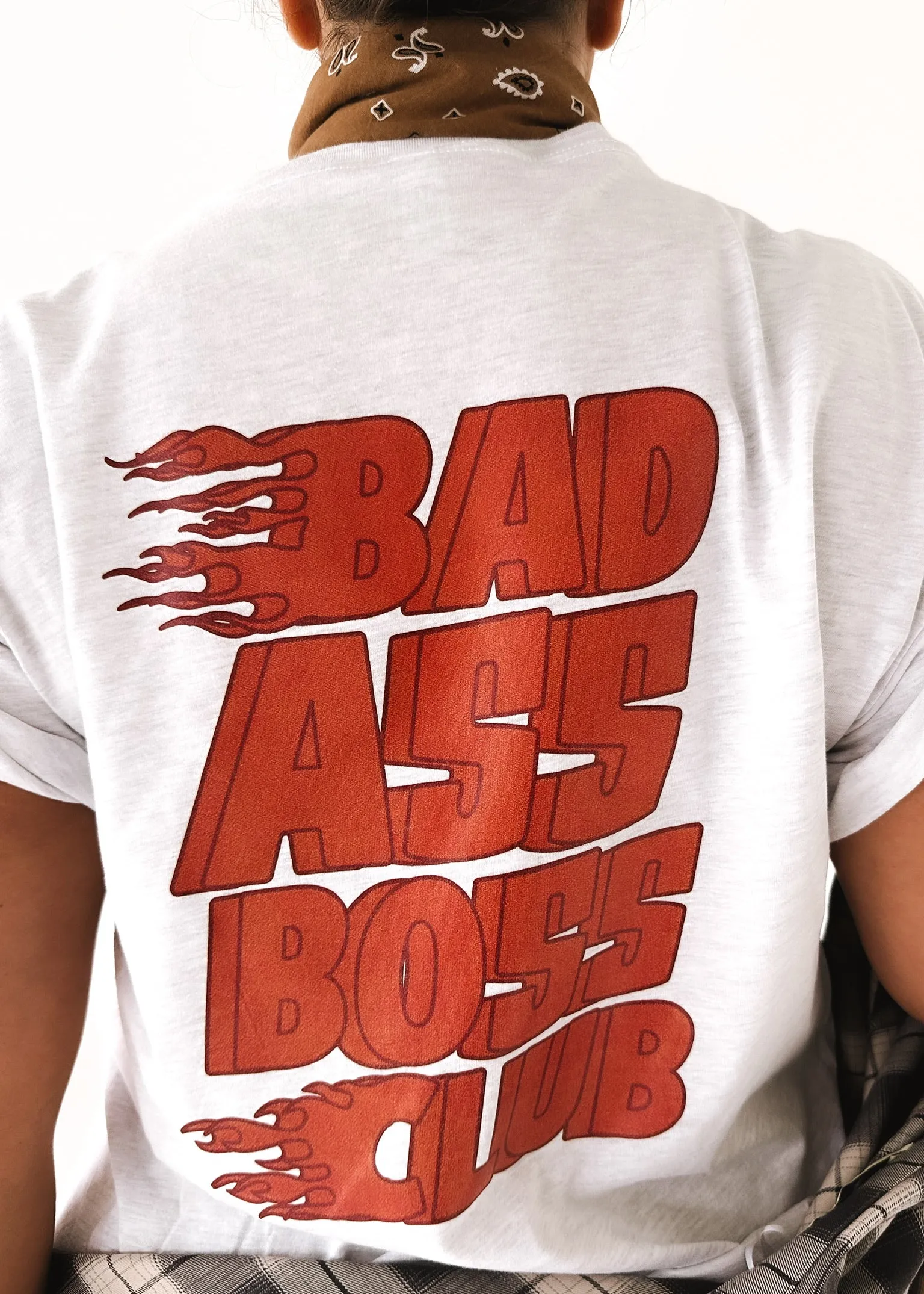 BAD ASS BOSS CLUB SIDE SLIT TEE