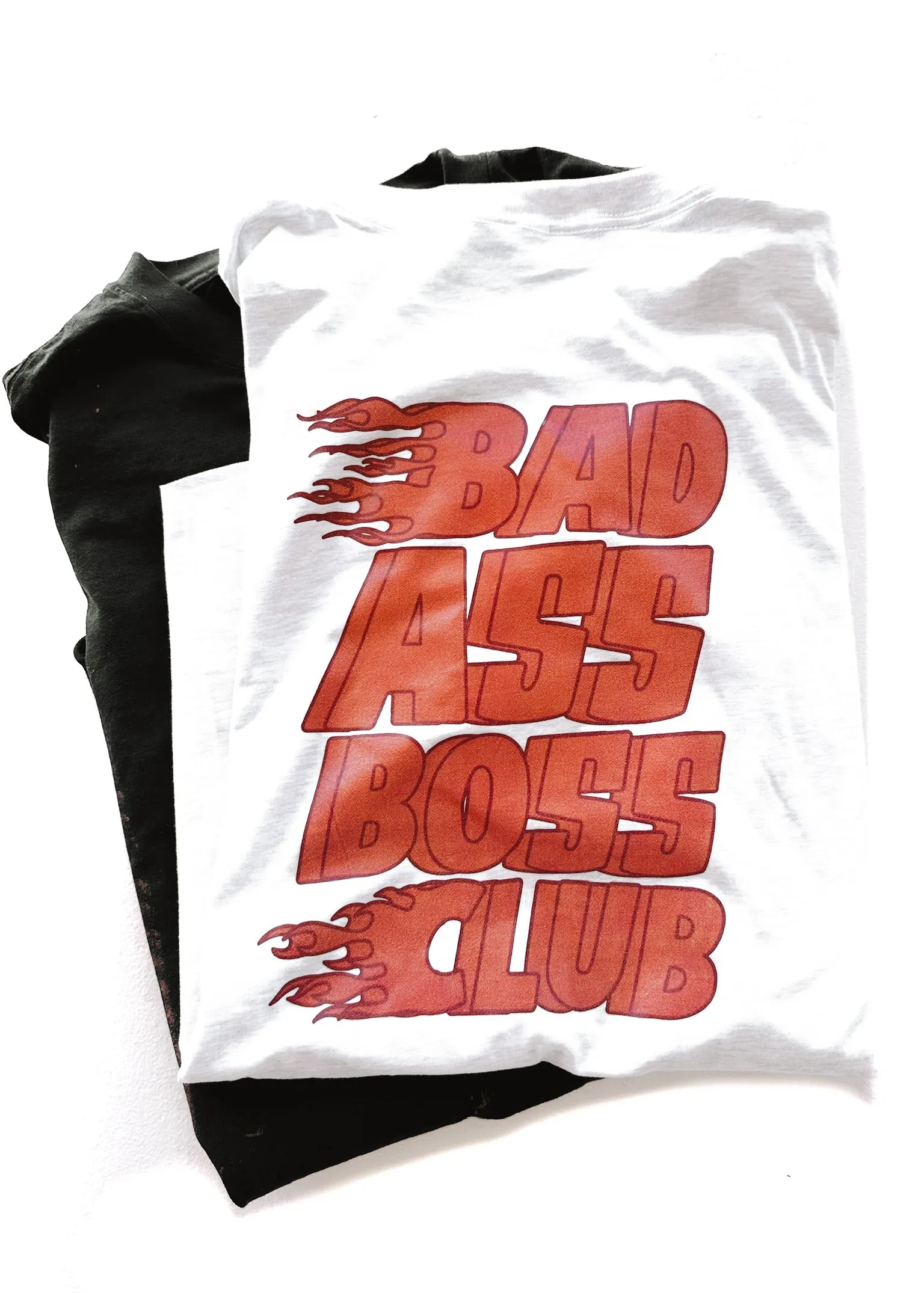 BAD ASS BOSS CLUB SIDE SLIT TEE