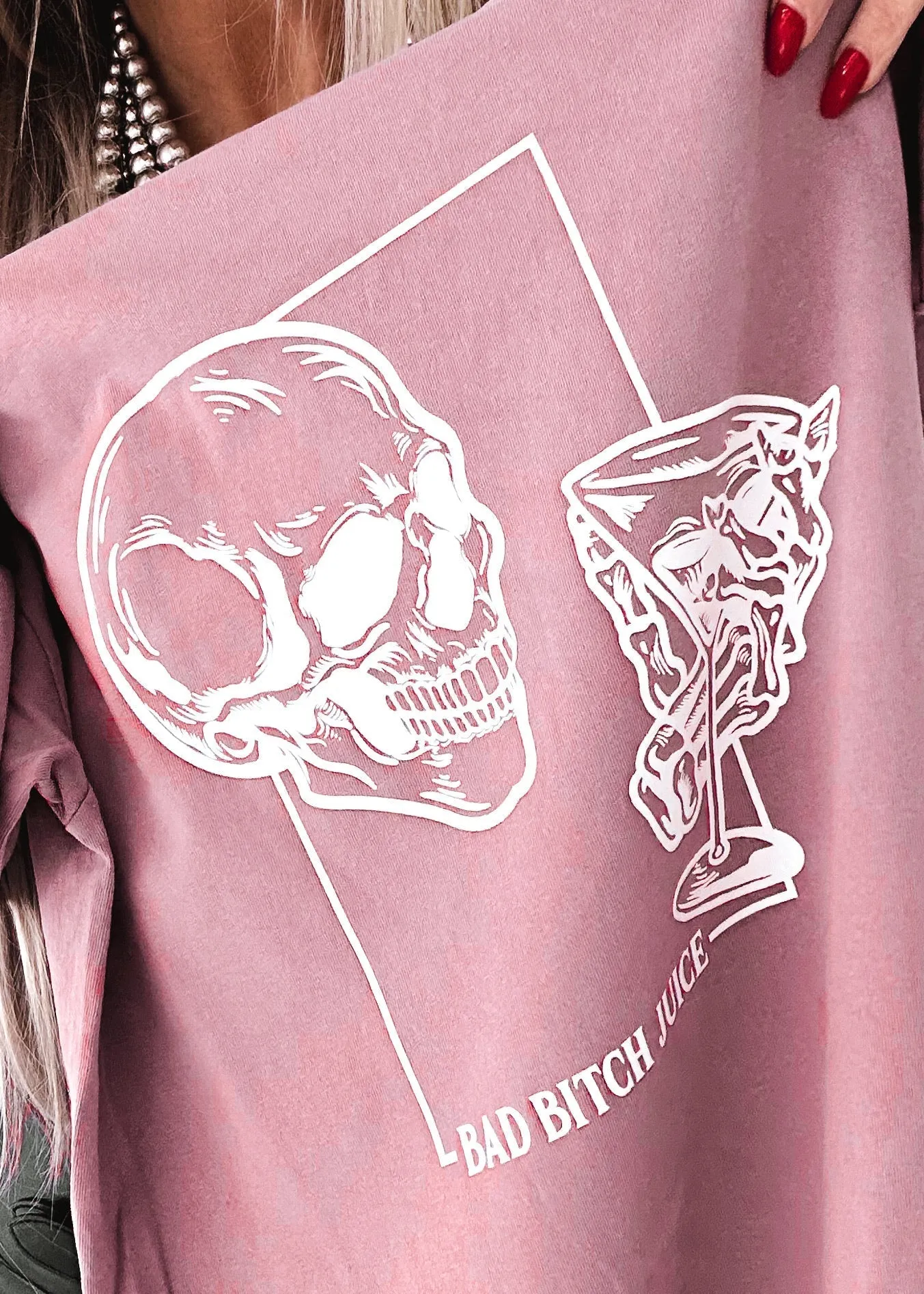 BAD BITCH JUICE SIDE SLIT TEE