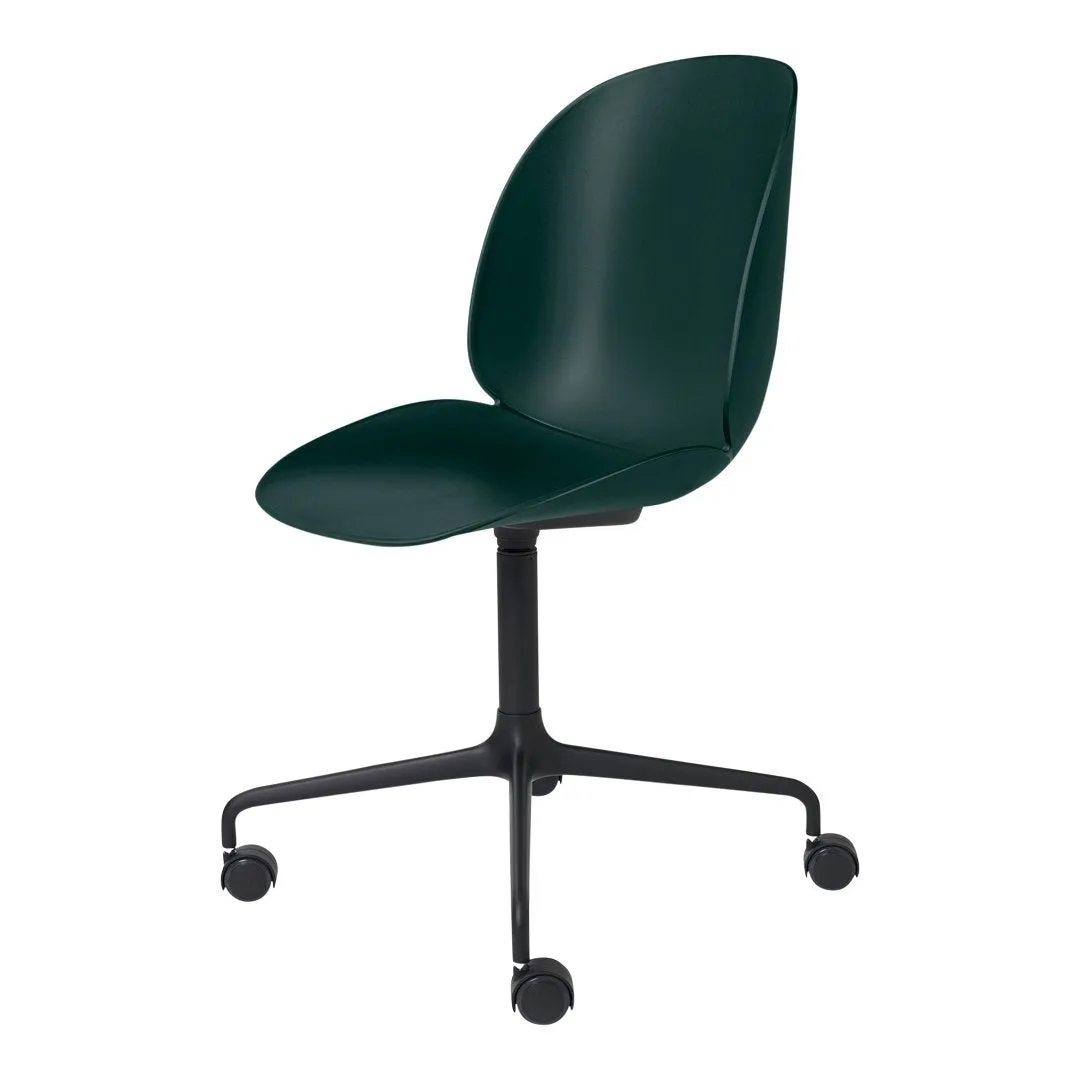 Beetle Meeting Chair - 4-Star Base w/ Castors - Unupholstered