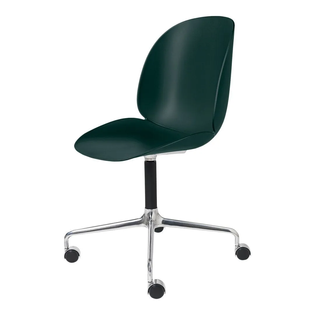 Beetle Meeting Chair - 4-Star Base w/ Castors - Unupholstered