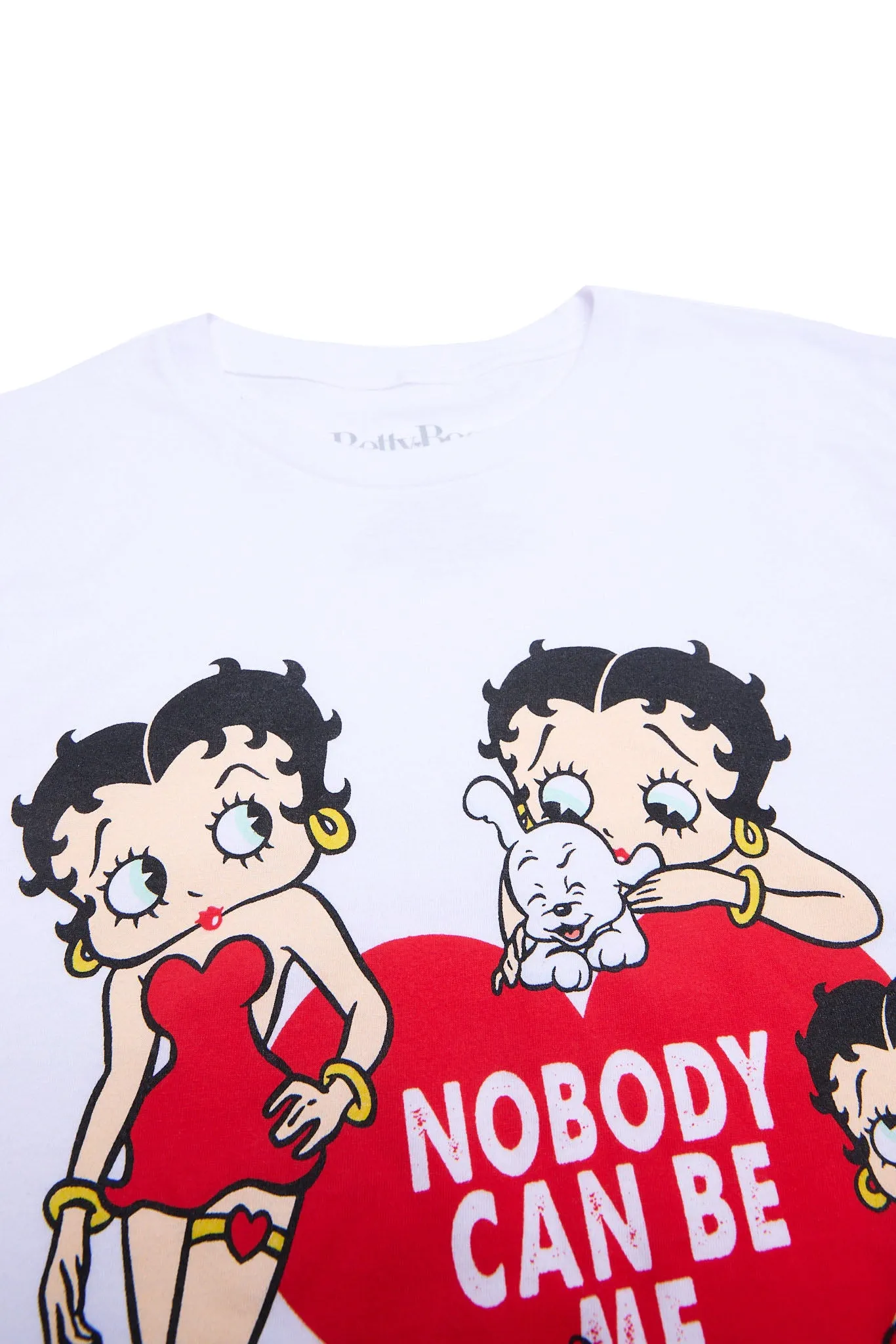 Betty Boop Nobody Can Be Me Graphic Relaxed Tee