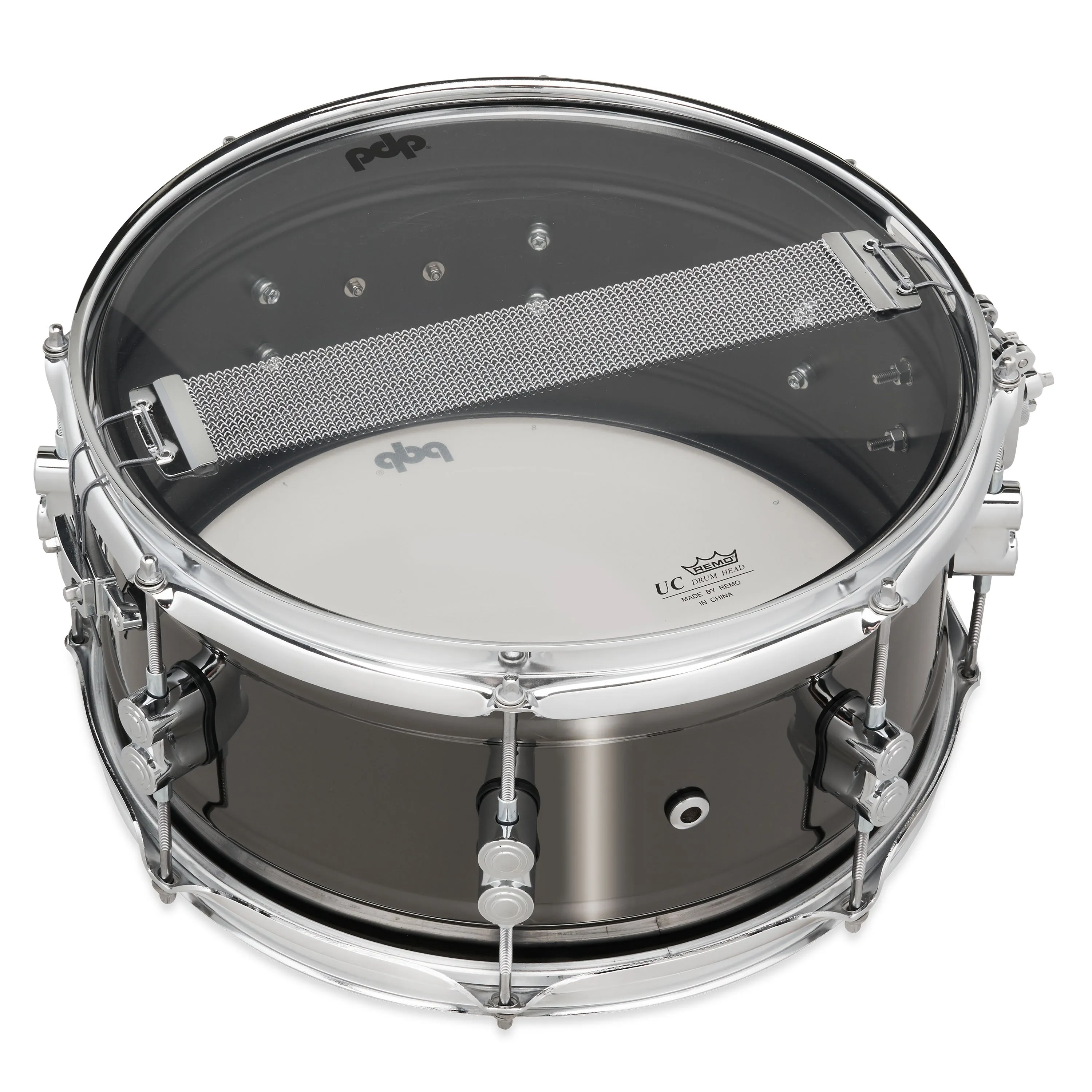 Blk Nickel Over Steel Snare, 6.5x13"