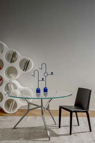 Blue Candleholder Circle