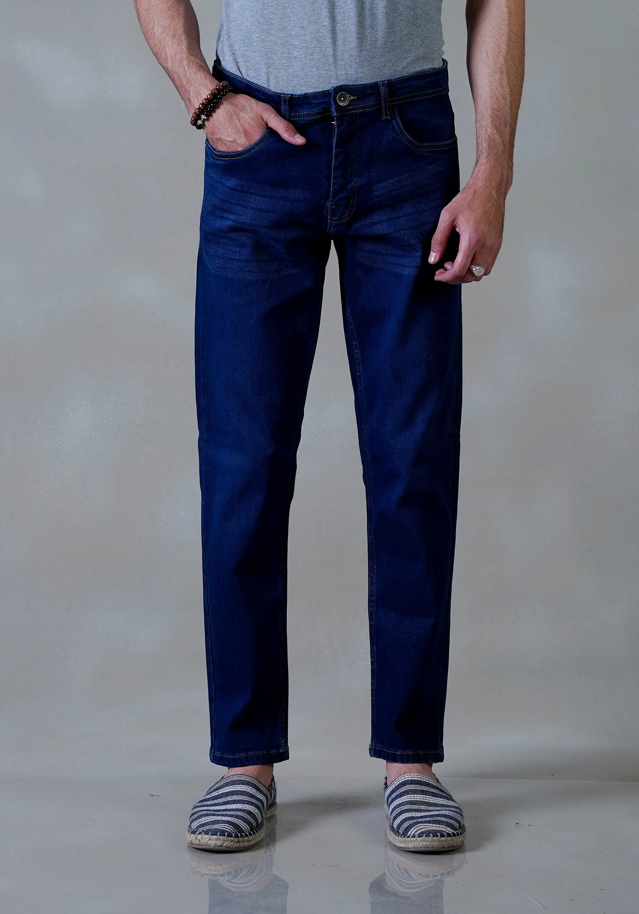 Blue Slim Fit Denim