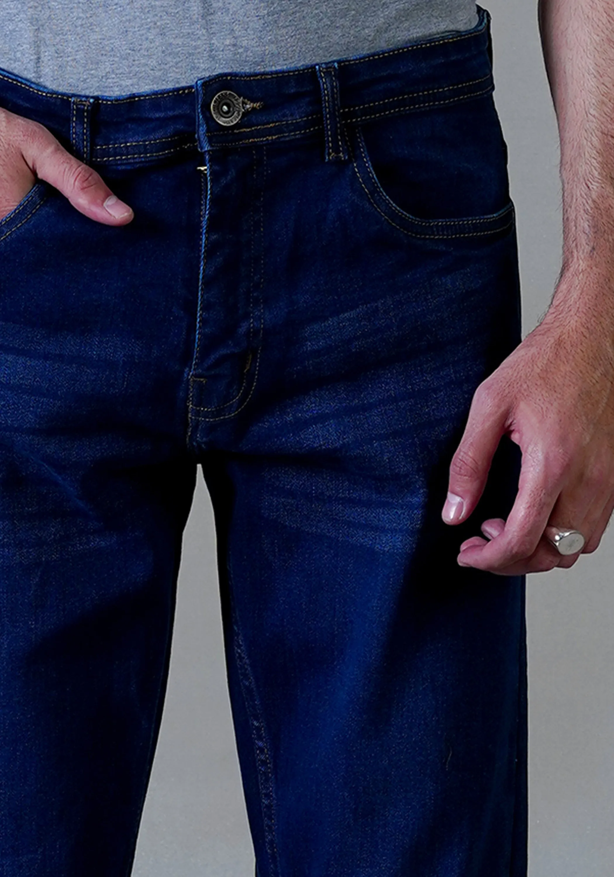 Blue Slim Fit Denim