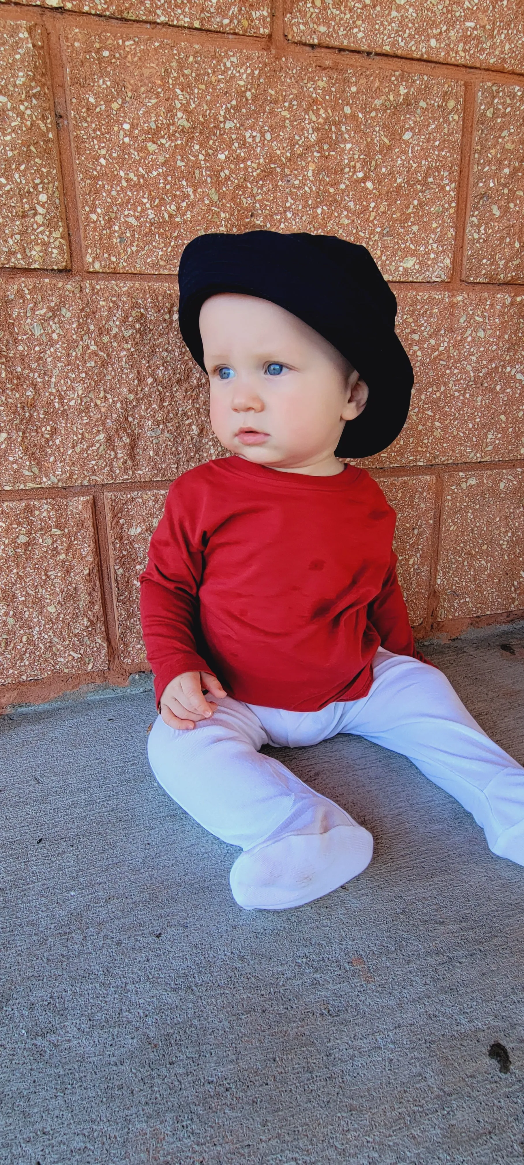 Boys and Girls 100% Cotton Twill UPF 50  Wharf Hat | Medium Pink (Dyed & Finished in USA*)