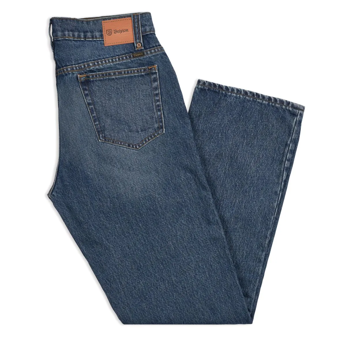 BRIXTON RESERVE 5-PKT DENIM PANT - WORN INDIGO