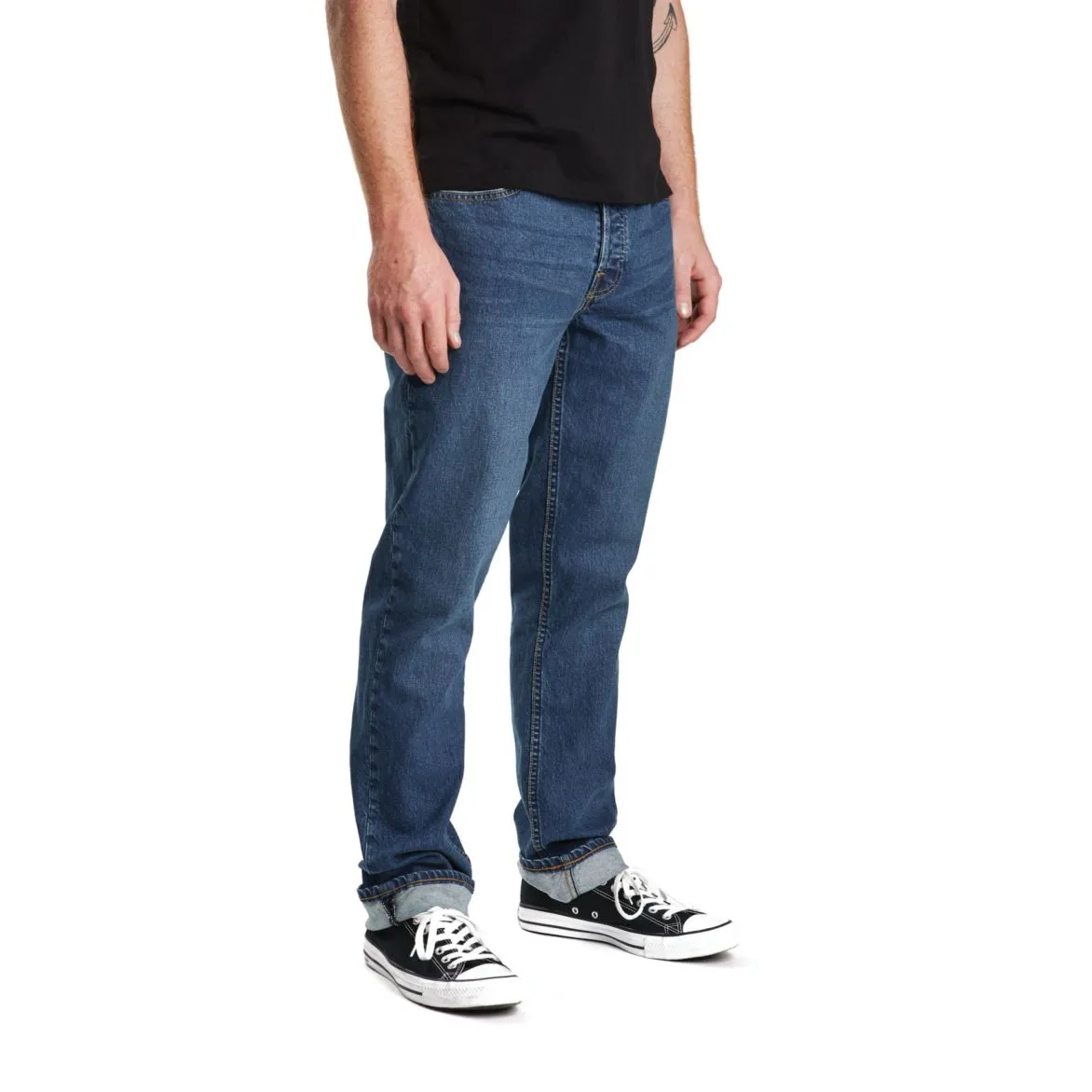BRIXTON RESERVE 5-PKT DENIM PANT - WORN INDIGO