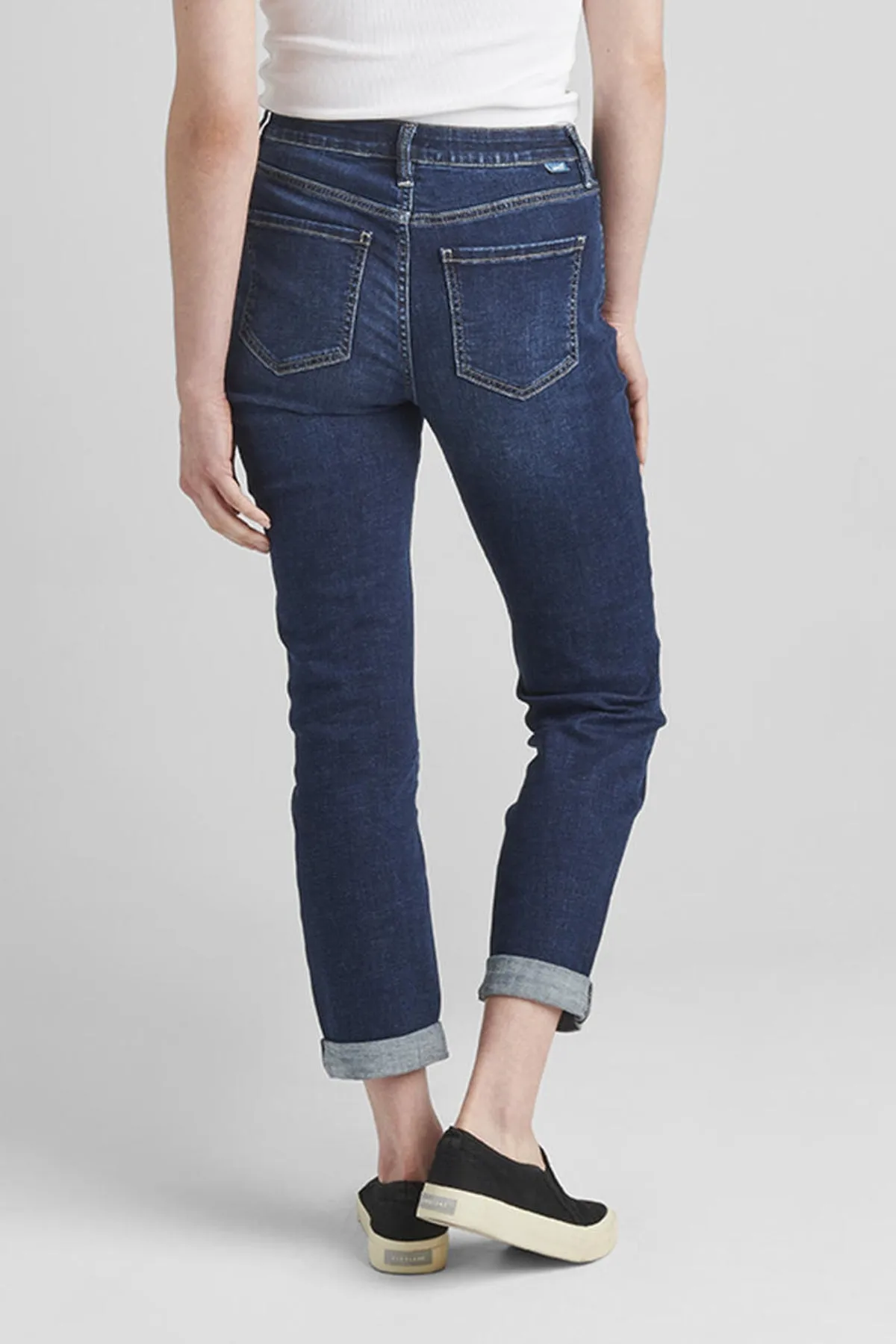 Carter Mid Rise Girlfriend Jeans - Night Breeze