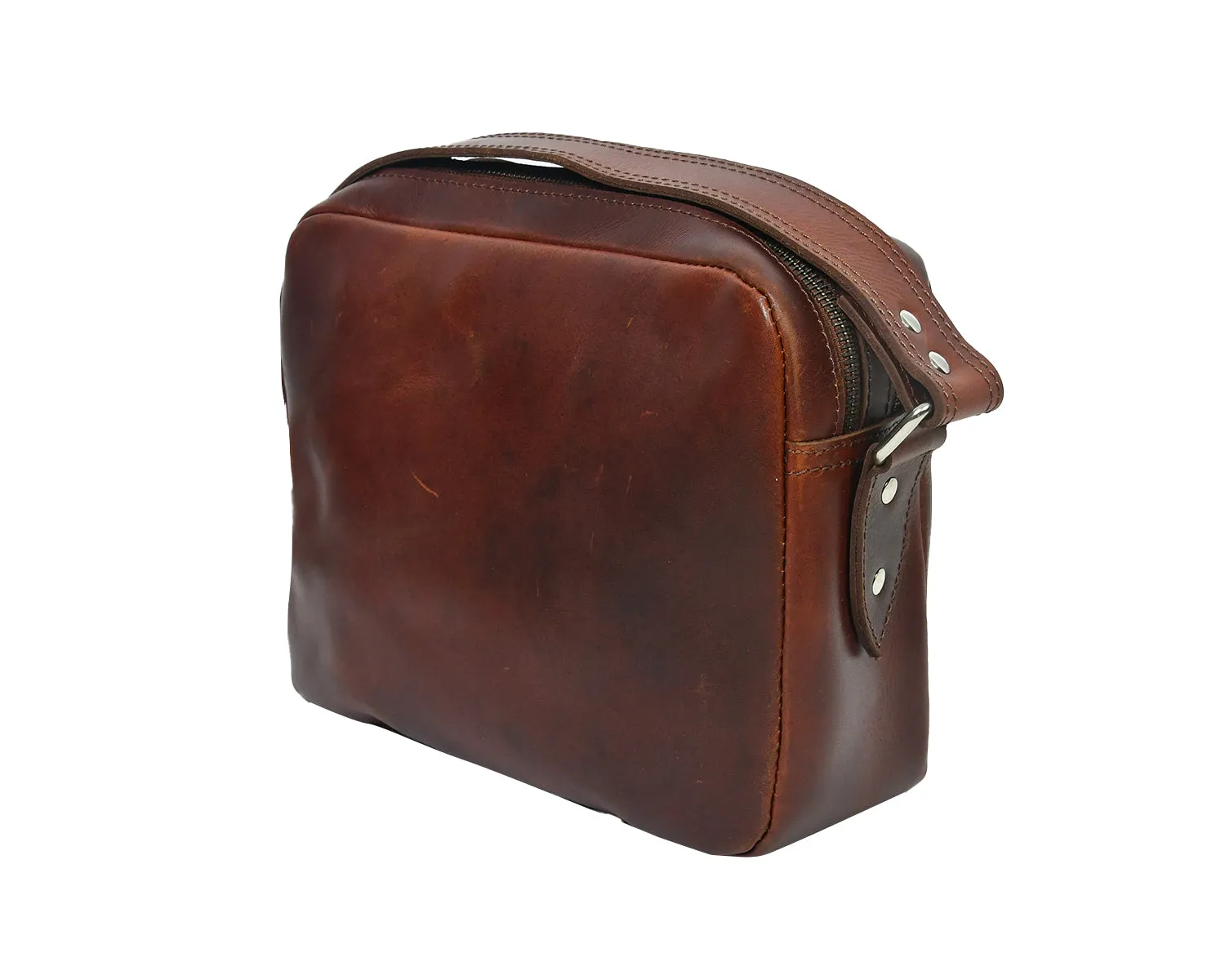 Celtic premium Elegant Brown Leather Cross Body,  Art: BG-1323