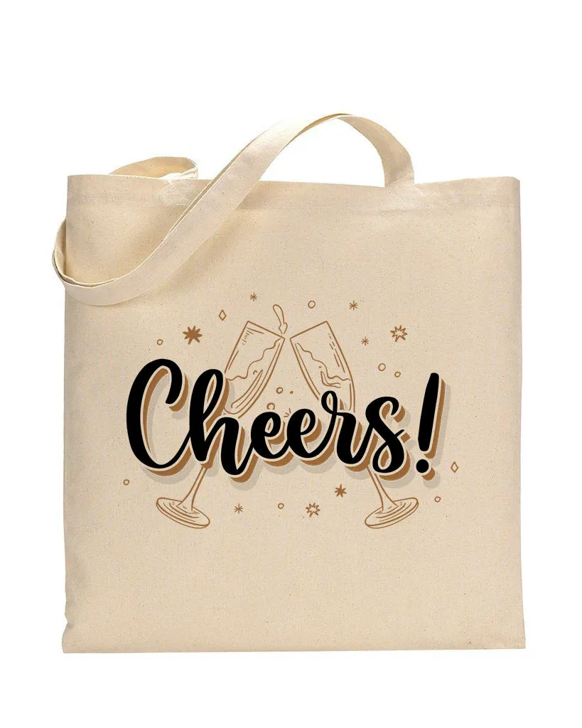 Cheers 2024 Tote Bag - New Year's Tote Bags