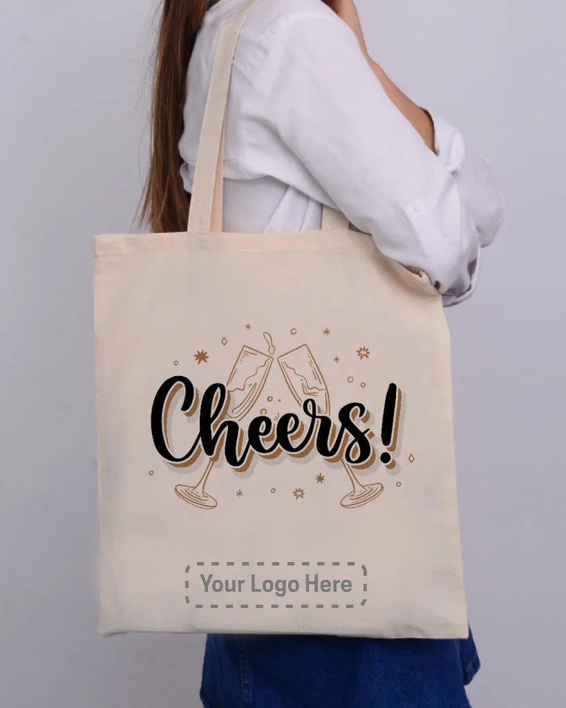Cheers 2024 Tote Bag - New Year's Tote Bags