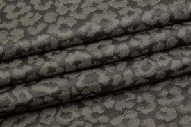 Cheetah Design Jacquard - Gunmetal Gray