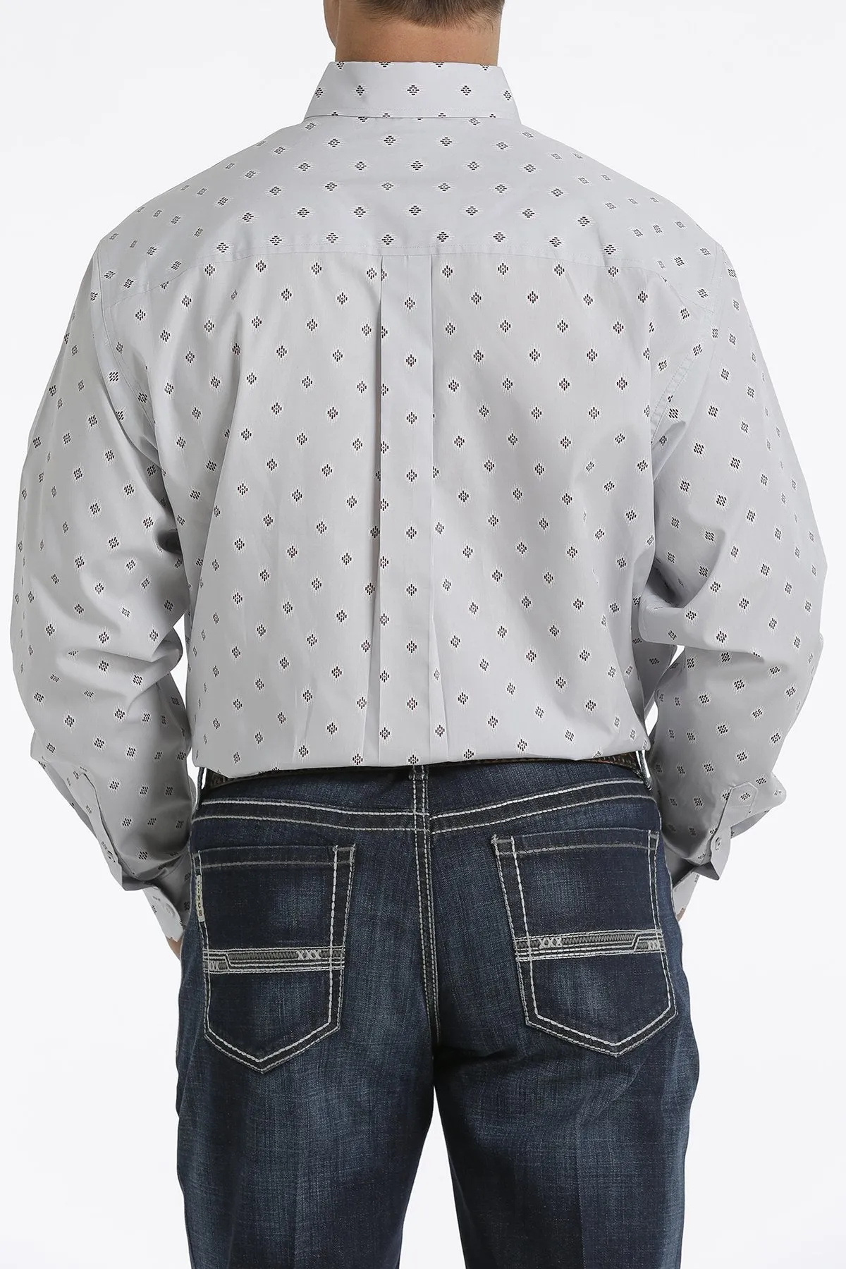 Cinch Men's Long Sleeve Print Button Down Western Shirt