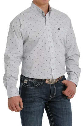 Cinch Men's Long Sleeve Print Button Down Western Shirt