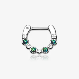 Classic Aurea Sparkle Septum Clicker