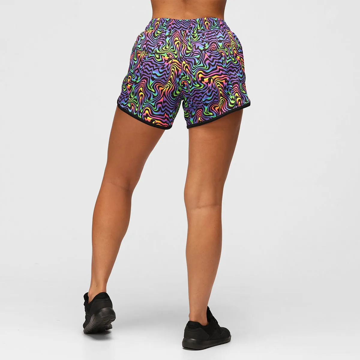 Cosmic Vortex Loose Fit Workout Shorts