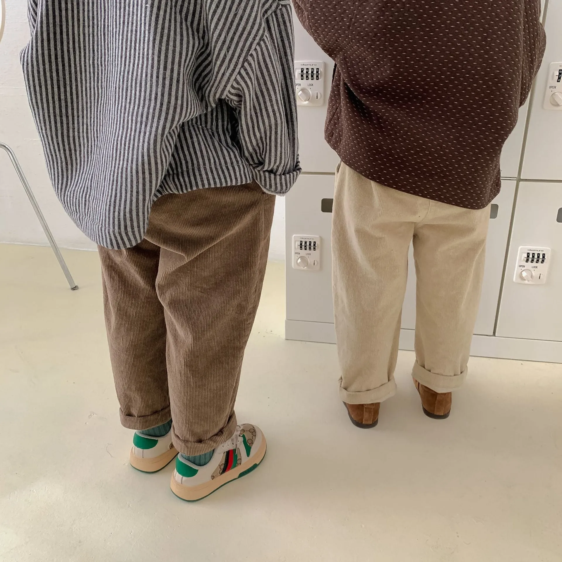 Cotton Straight Fit Corduroy Pants