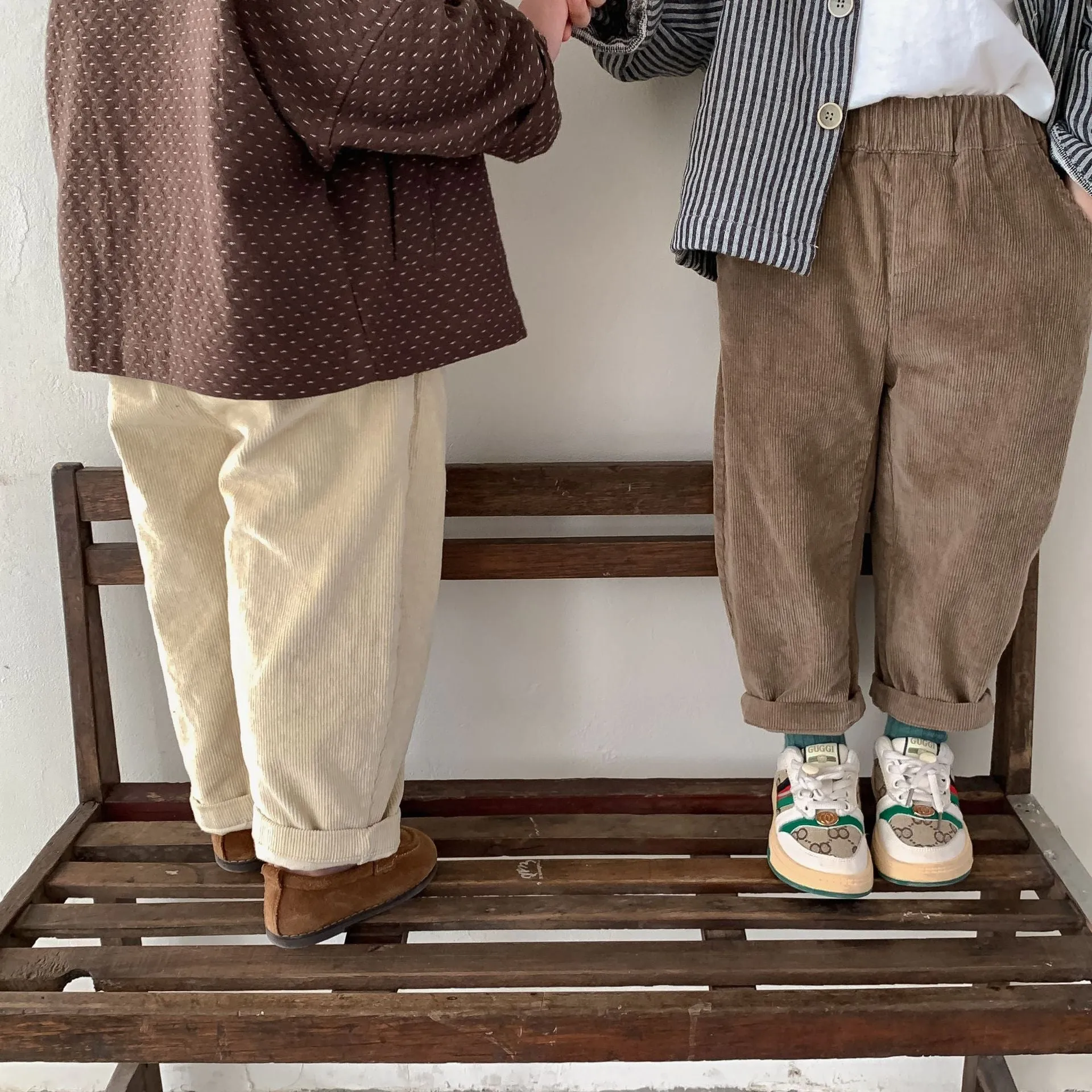 Cotton Straight Fit Corduroy Pants