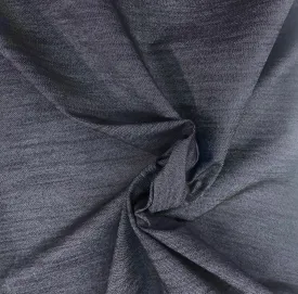 Cotton Textured Stretch Denim - Indigo