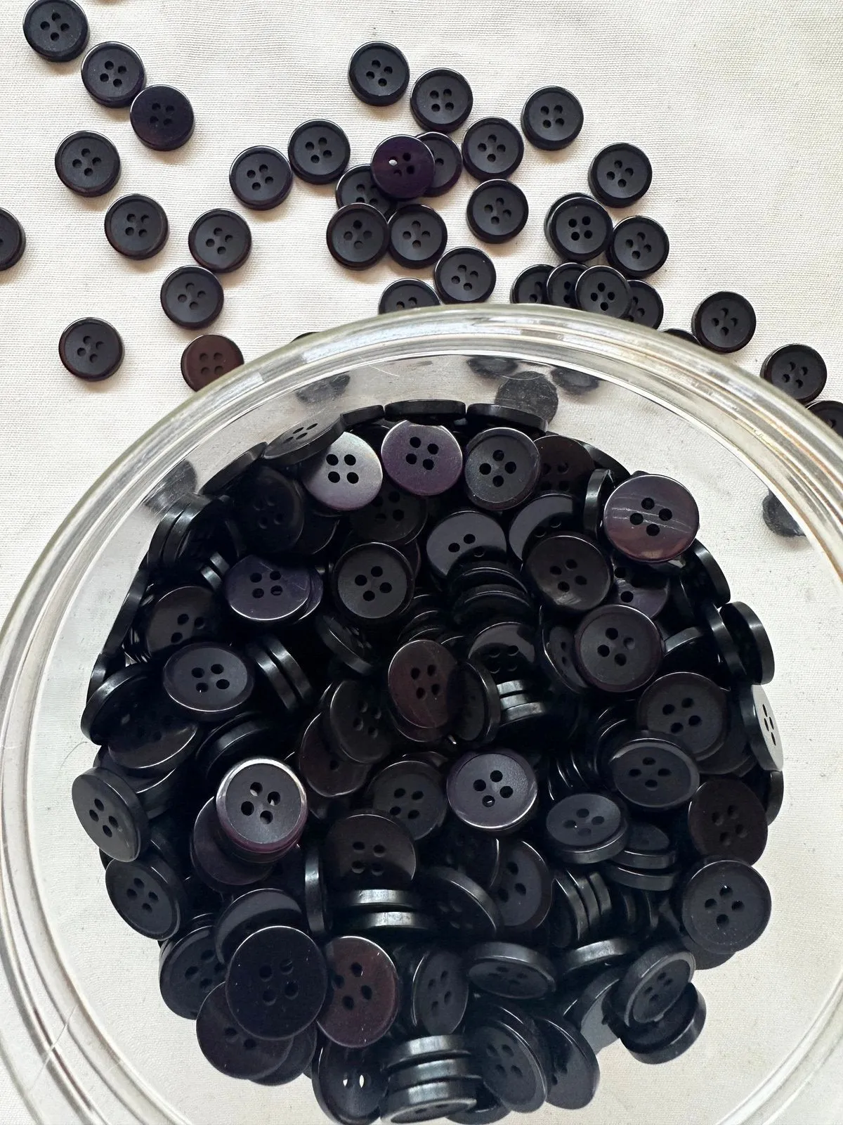 Dark Purple Sleek Shirt Buttons Per Dozen