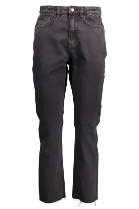 Desigual Black Cotton Women Jean